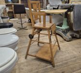 Vintage Wooden Childs High Chair