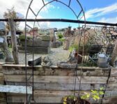 Antique Metal Rose Archway