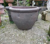 Large Ribbed Lip Planter