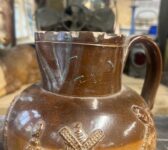 Rustic Salt Glazed Jug