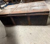 Weathered Chest with Books
