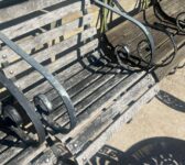 4 Slatted Garden Chairs