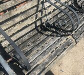 4 Slatted Garden Chairs