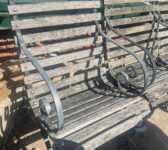 4 Slatted Garden Chairs
