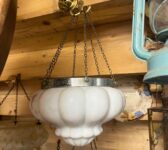 Opaline Glass Pendant Light