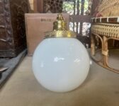 Opaline Glass Globe Light