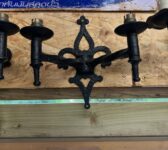 Wrought Iron Gothic Sconces