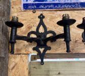 Wrought Iron Gothic Sconces