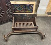 Brass Finials Fire Basket