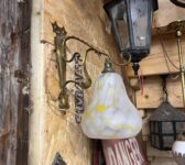 Elegant Marbled Wall Light