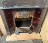 Majestic Red Tile Fireplace