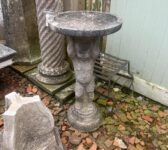 Bird Bath with Cherub Base