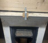 Cast Iron Painted Fireplace