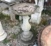 Elegant Octagonal Birdbath