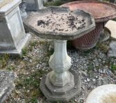 Elegant Octagonal Birdbath