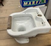Bidet with Wooden Bar