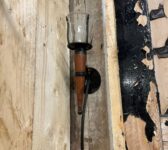 Elegant Iron Scroll Sconce