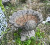 Elegant Scalloped Birdbath