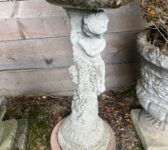 Cherub Pedestal Birdbath
