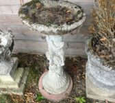 Cherub Pedestal Birdbath