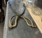 Brass Fire Tongs
