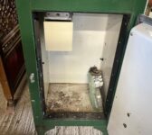 Green Ice Box Cabinet
