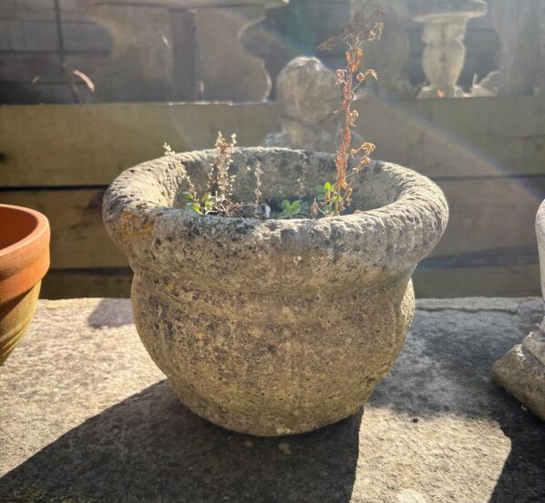 Reclaimed Round Planter