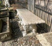 Lion Support Garden Bench