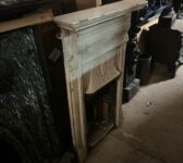Painted Floral Fireplace