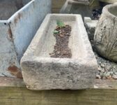 Rustic Stone Trough Planter