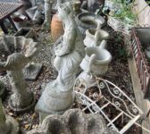 Lady with Doves Statue