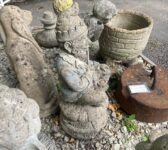 Pipe Playing Gnome Figure