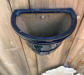 Blue Glazed Wall Pots