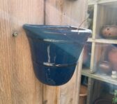 Blue Glazed Wall Pots