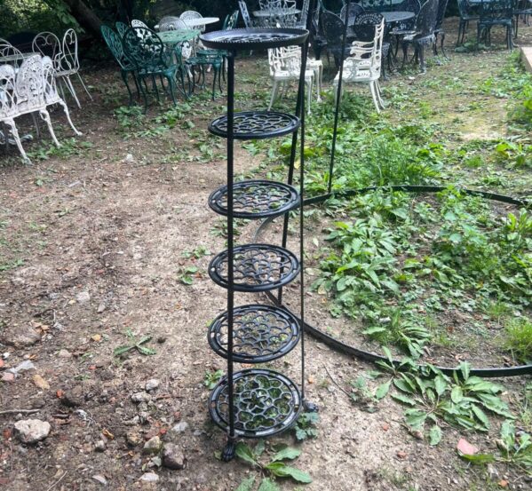 Black Garden Plant Stand