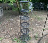 Black Garden Plant Stand