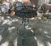 Scrolled Metal Plant Stand