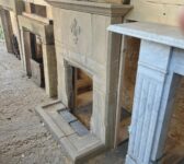 Stone Fleur de Lis Surround