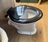 Black and White Toilet