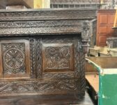 Ornately Carved Oak Dresser