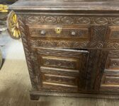 Ornately Carved Oak Dresser