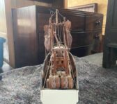 Wooden Fishing Boat Model