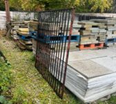 Tall Iron Fence Panel