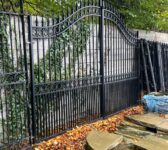 Large Arched Metal Gates