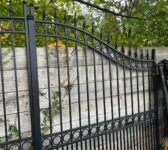 Large Arched Metal Gates