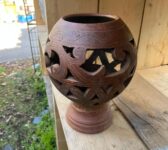 Terracotta Swirl Lantern