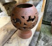Terracotta Swirl Lantern