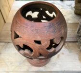 Terracotta Swirl Lantern