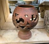 Terracotta Swirl Lantern