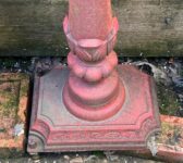 Old Red Cast Iron Postbox